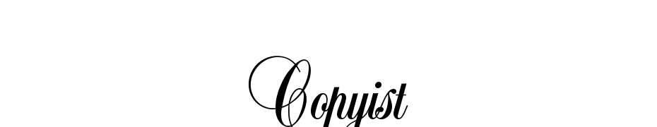 Copyist Thin Font Download Free